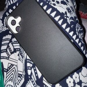 Black Smartphone Case iPhone 16 plus